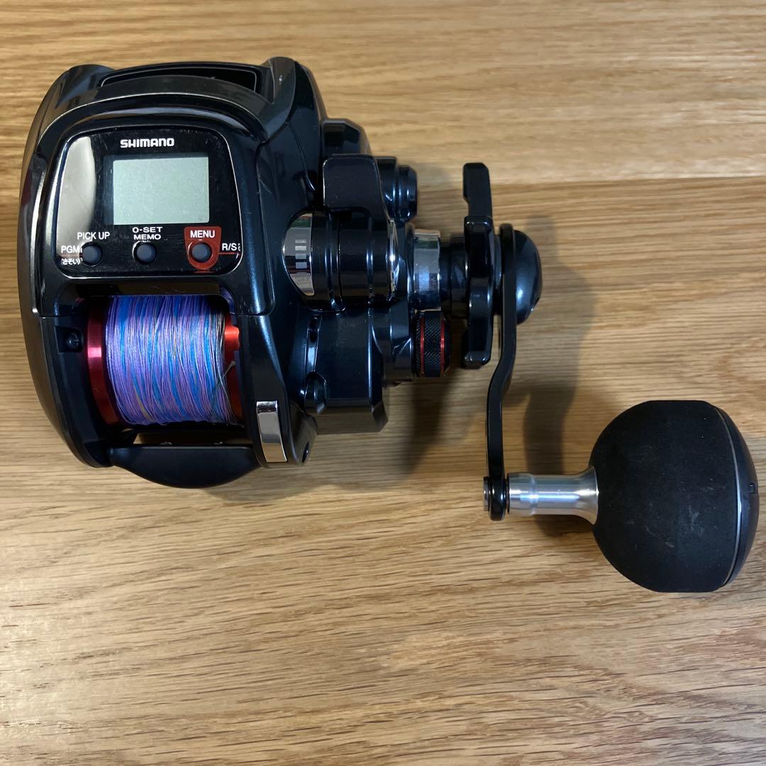 中古　SHIMANO プレイズ800 電動リール、バッテリー付き