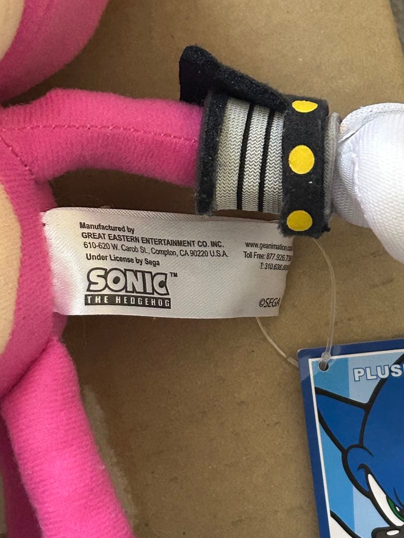 エスピオぬいぐるみ　ソニック・ザ・ヘッジホッグ GEAnimation