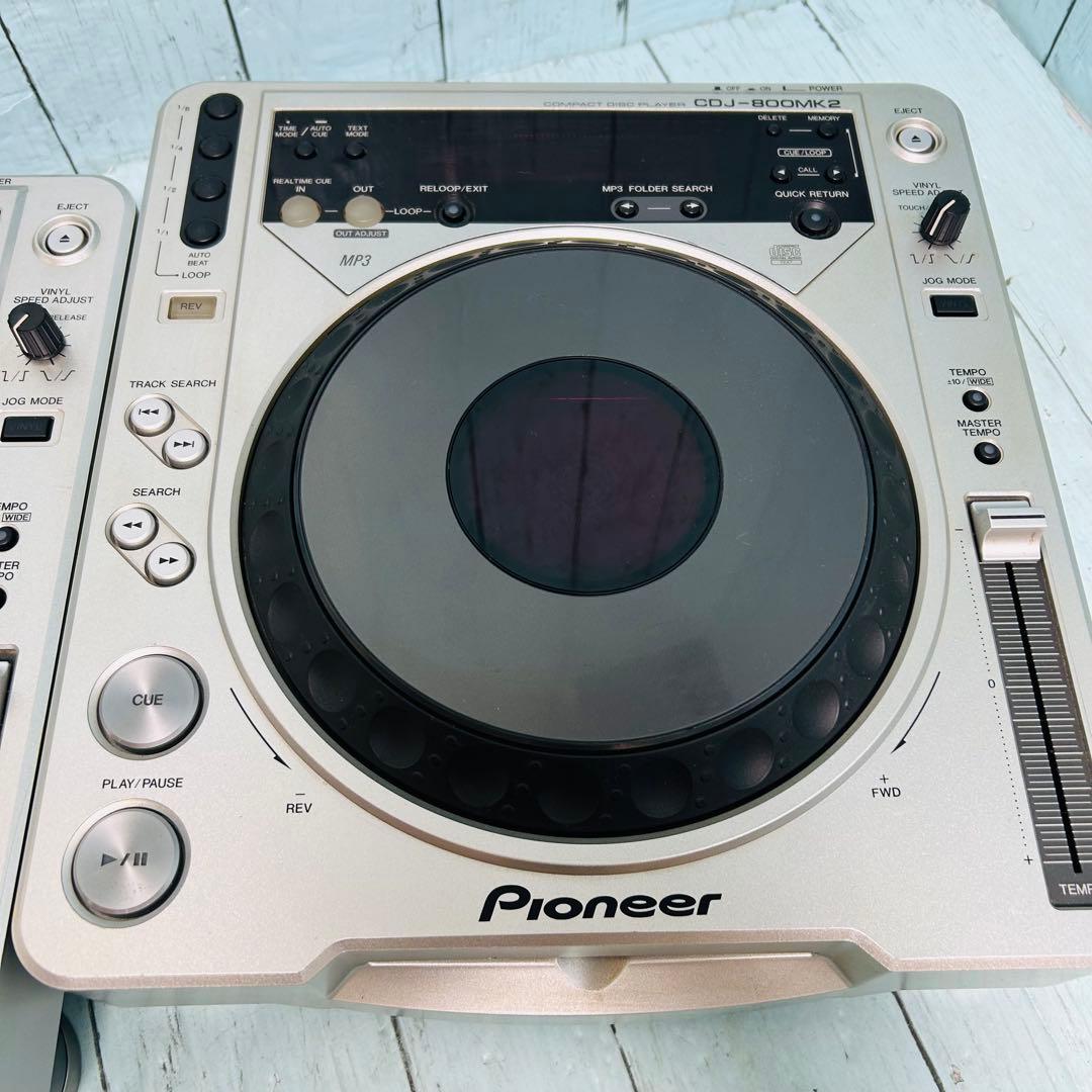 パイオニア　Pioneer CDJ-800MK2 2台セット CDデッキ　説明書