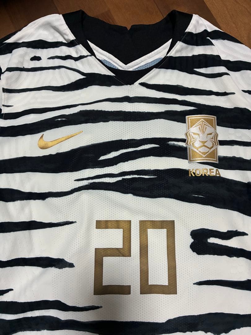 Nike KOREA 韓国代表サッカーシャツ 20番 ゼブラ柄