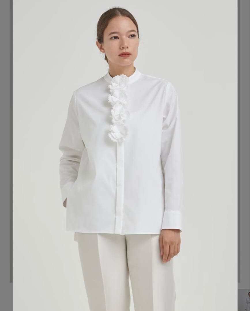 【shirocon】 パンジードレスブラウス　yori