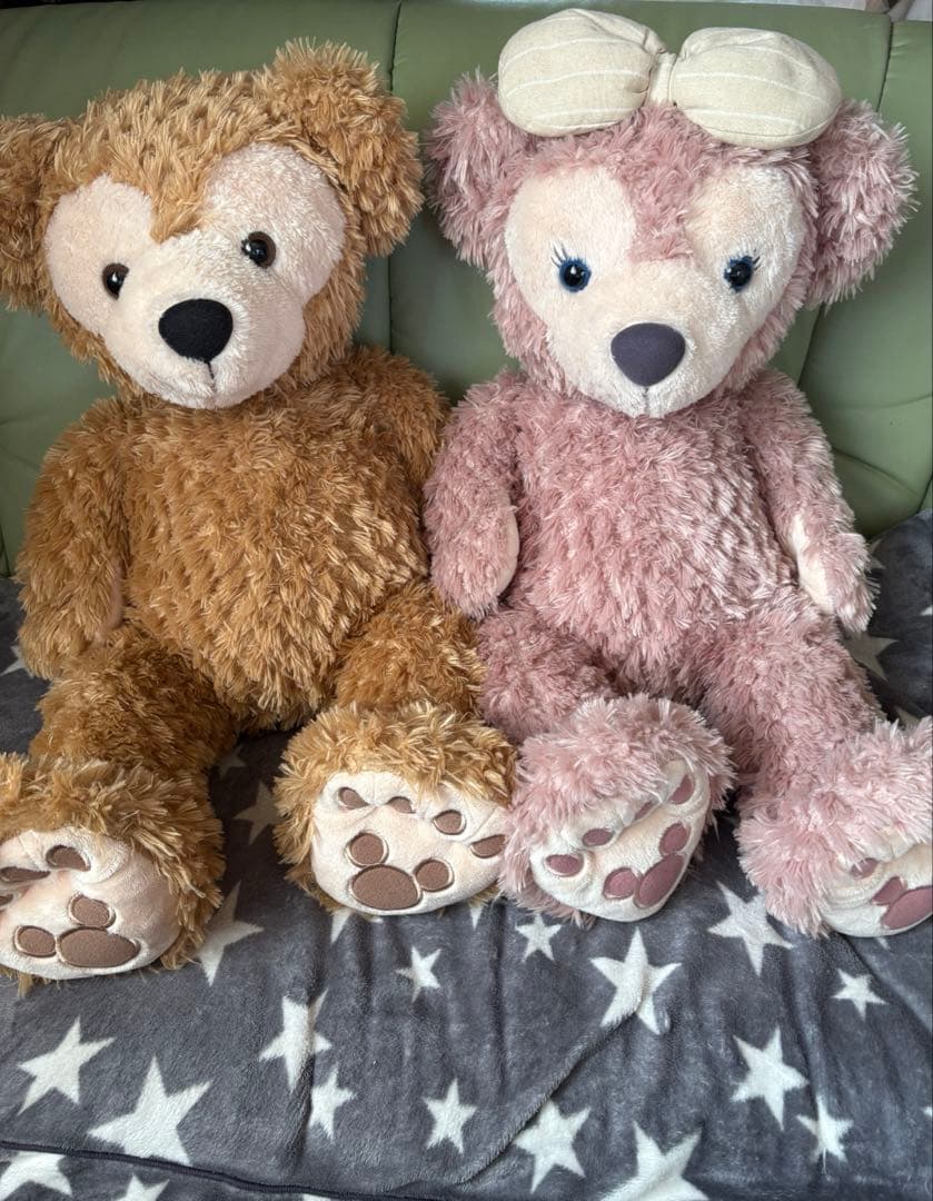 Disney ディズニー ダッフィー シェリーメイ 大きめ Mサイズ 旧L