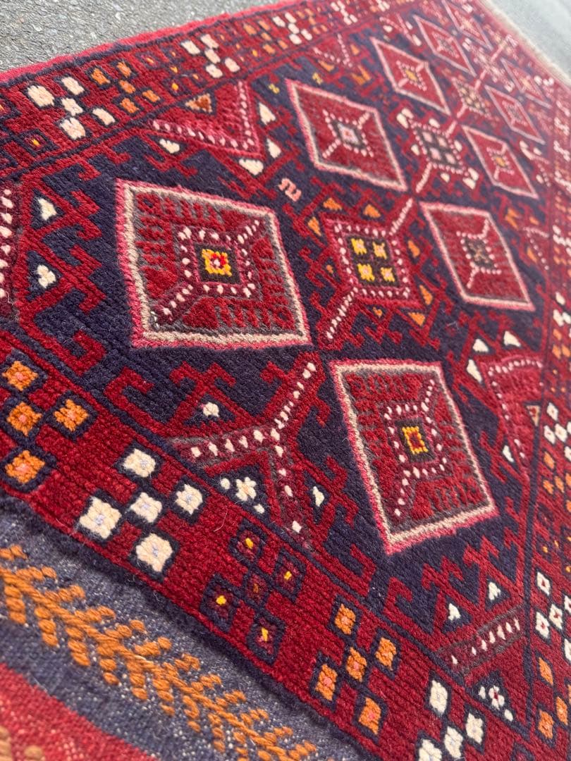 ペルシャ 手作り ランナー ラグ