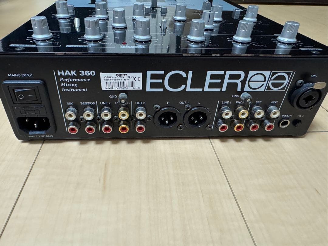 【動作品】ECLER HAK 360 DJミキサー 希少