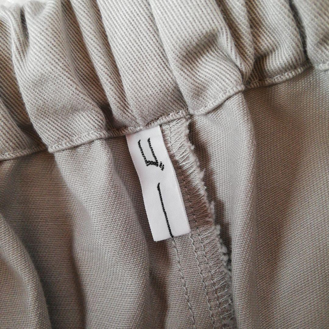 美品◆ゴーシュ　カツラギワイドパンツ　グレー