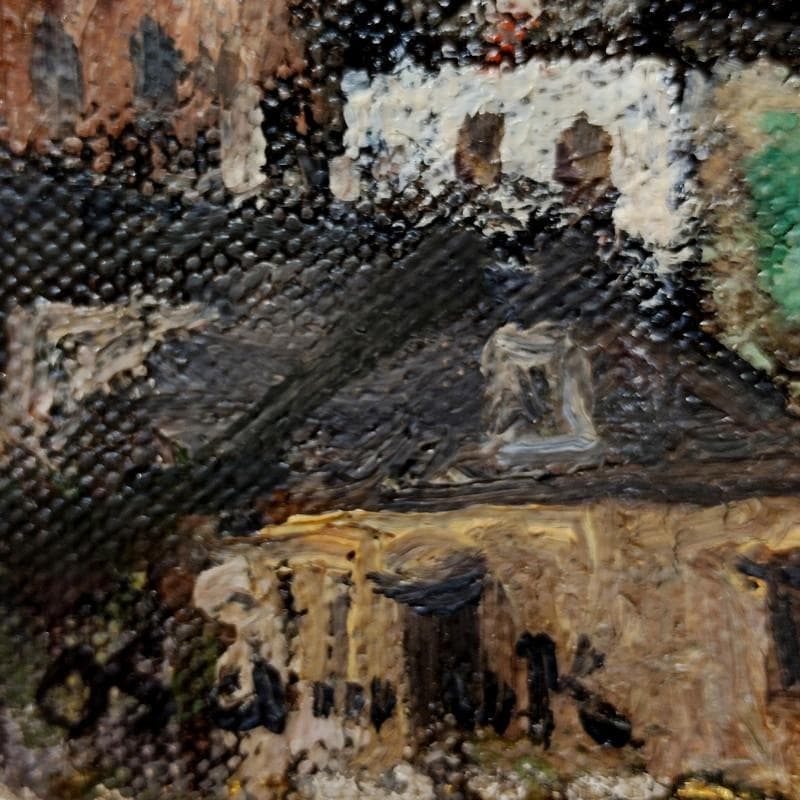 ☆北村脩☆「シャルトル」油絵　SM　◆日展審査員◆二紀会会員◆