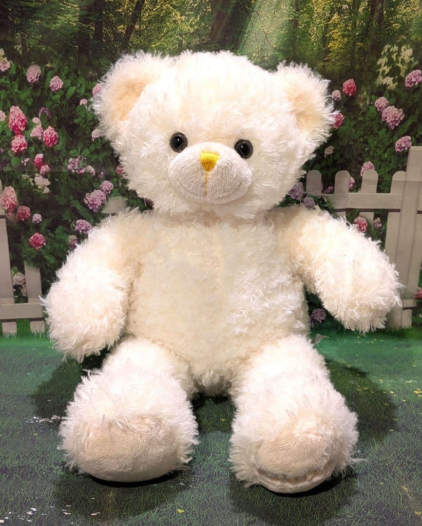 激レア　希少　ビルドアベア　日本限定　銀座店限定　クマ　ぬいぐるみ　白Ginza