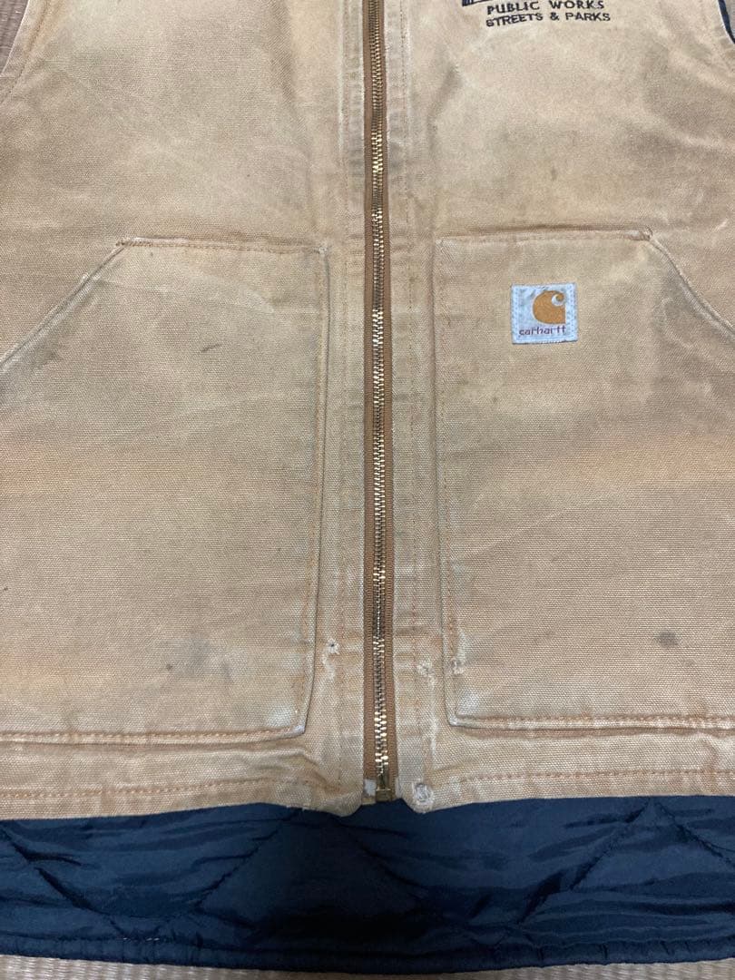 カーハート　carhartt ダックベスト　Mサイズ
