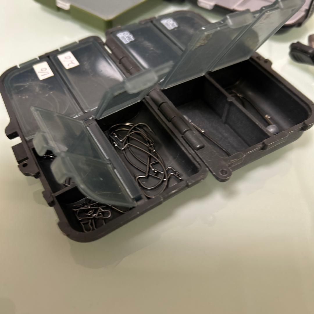 ワーム　ルアー　フック　フックケース　リール　16メタニウム　バス釣り引退セット