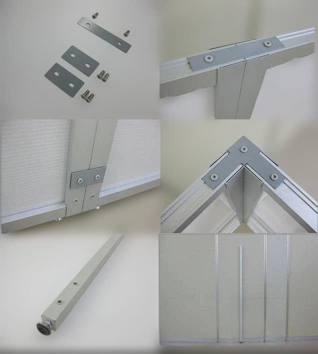 ※アウトレット新品ポリカーボネートパーティション　幅900×高1800 脚付き