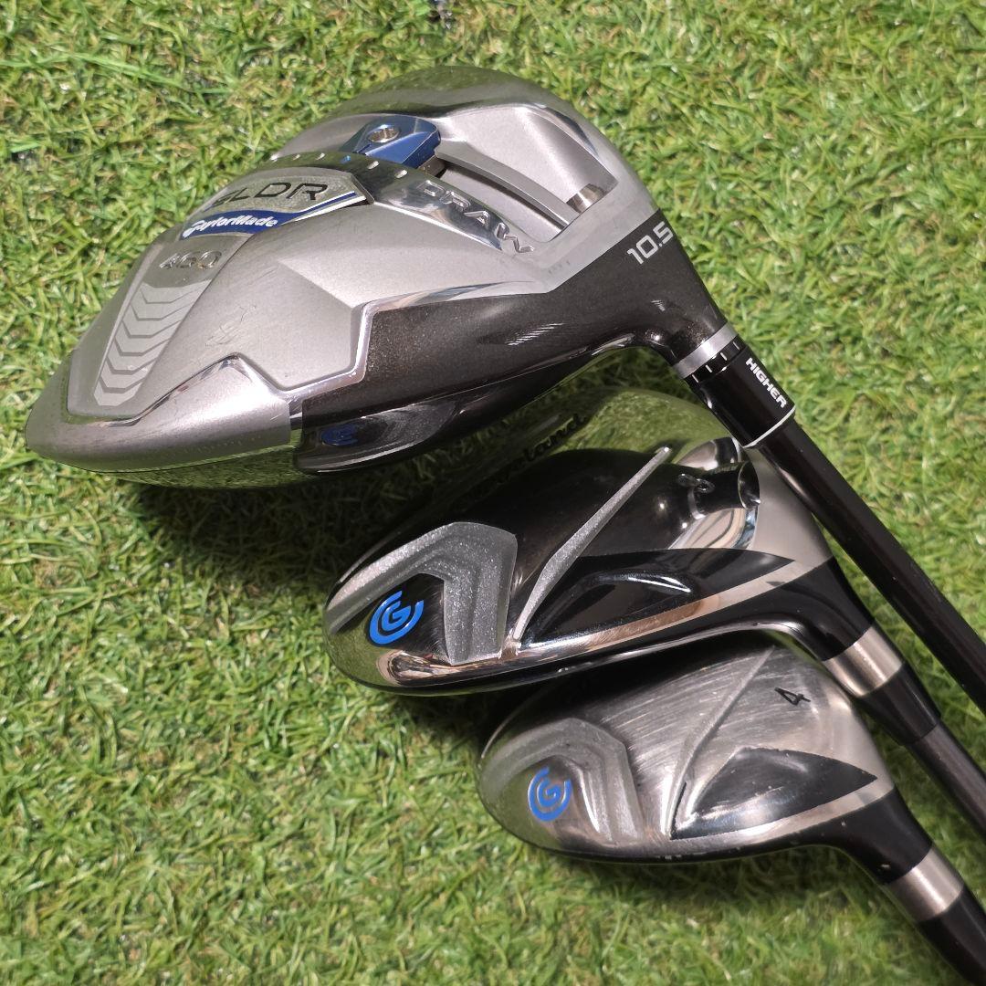 ゴルフクラブメンズセット クリーブランド テーラーメイド SLDR フルセット
