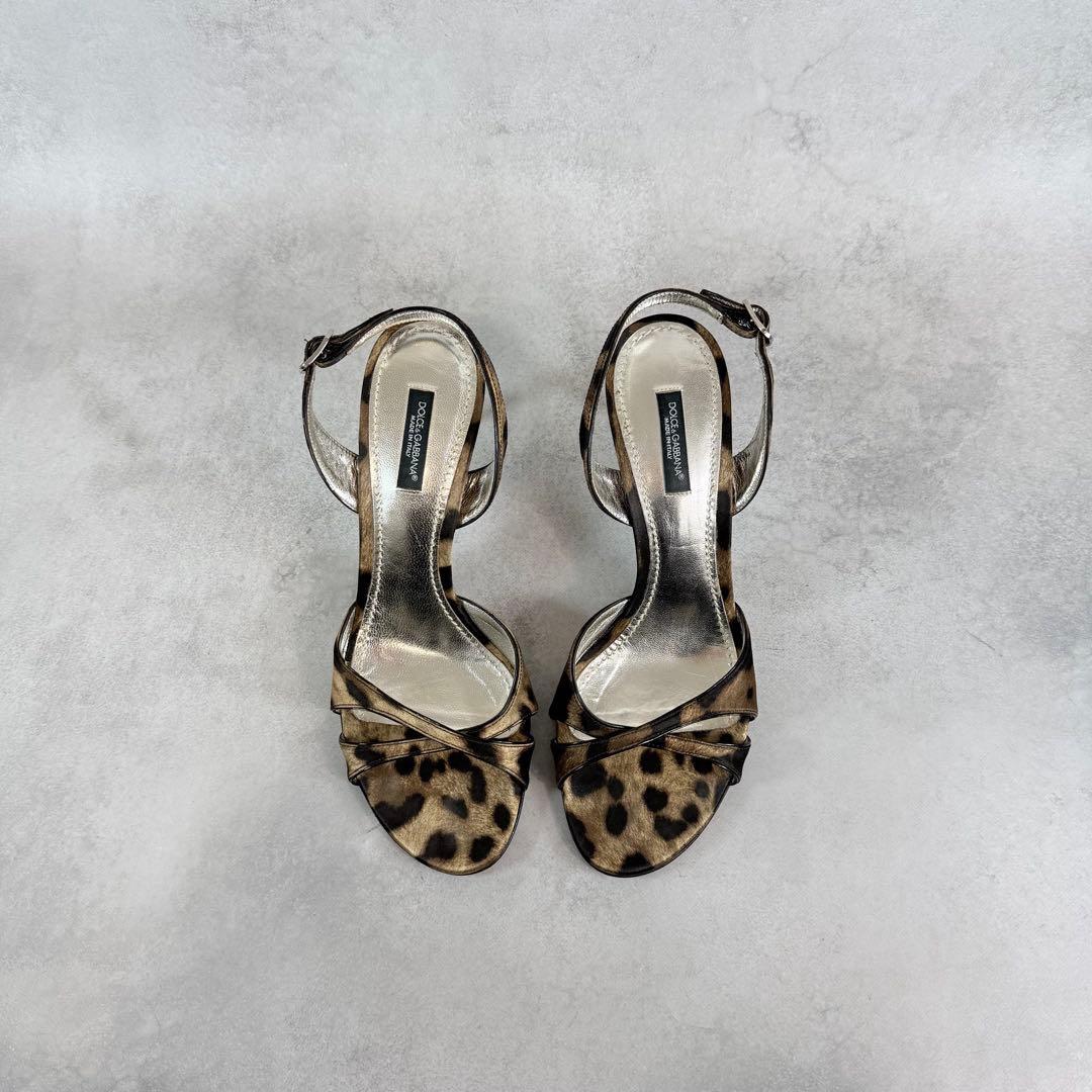 靴 Dolce&Gabbana Leopard Heels 38
