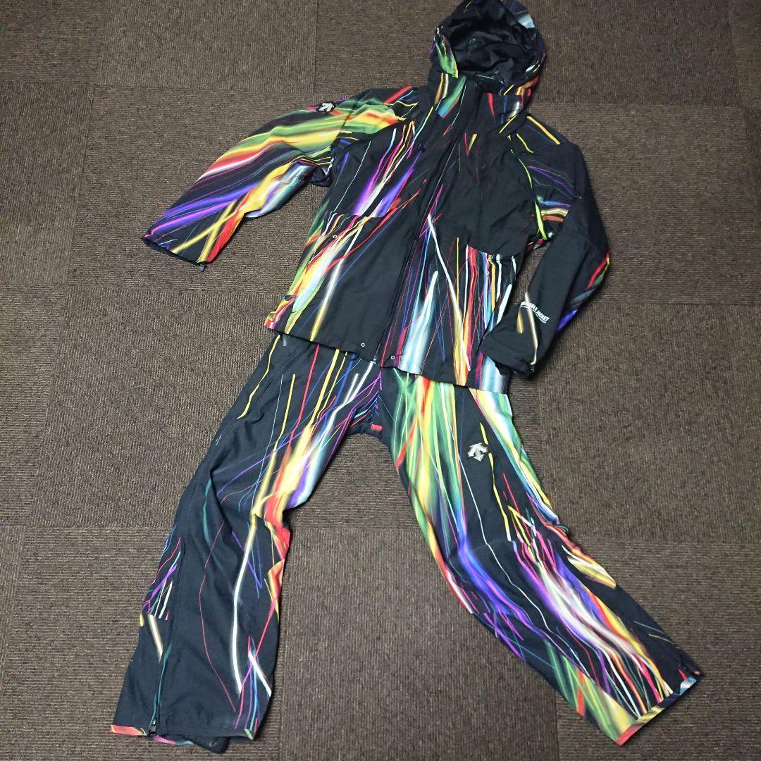 送料無料【DESCENTE】上級スキーウェア上下セットアップ L/L