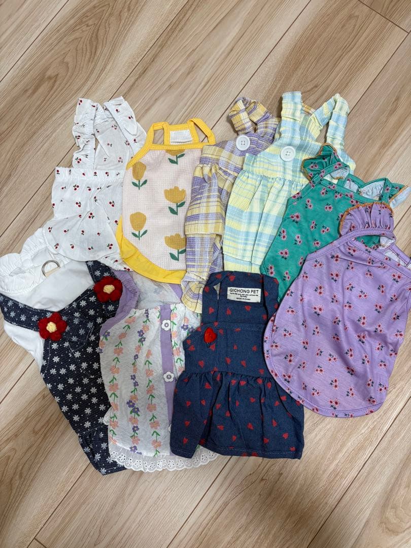 【犬服 大量まとめ売り】50点以上／S・M・Lサイズあり／業者様・多頭飼い向け