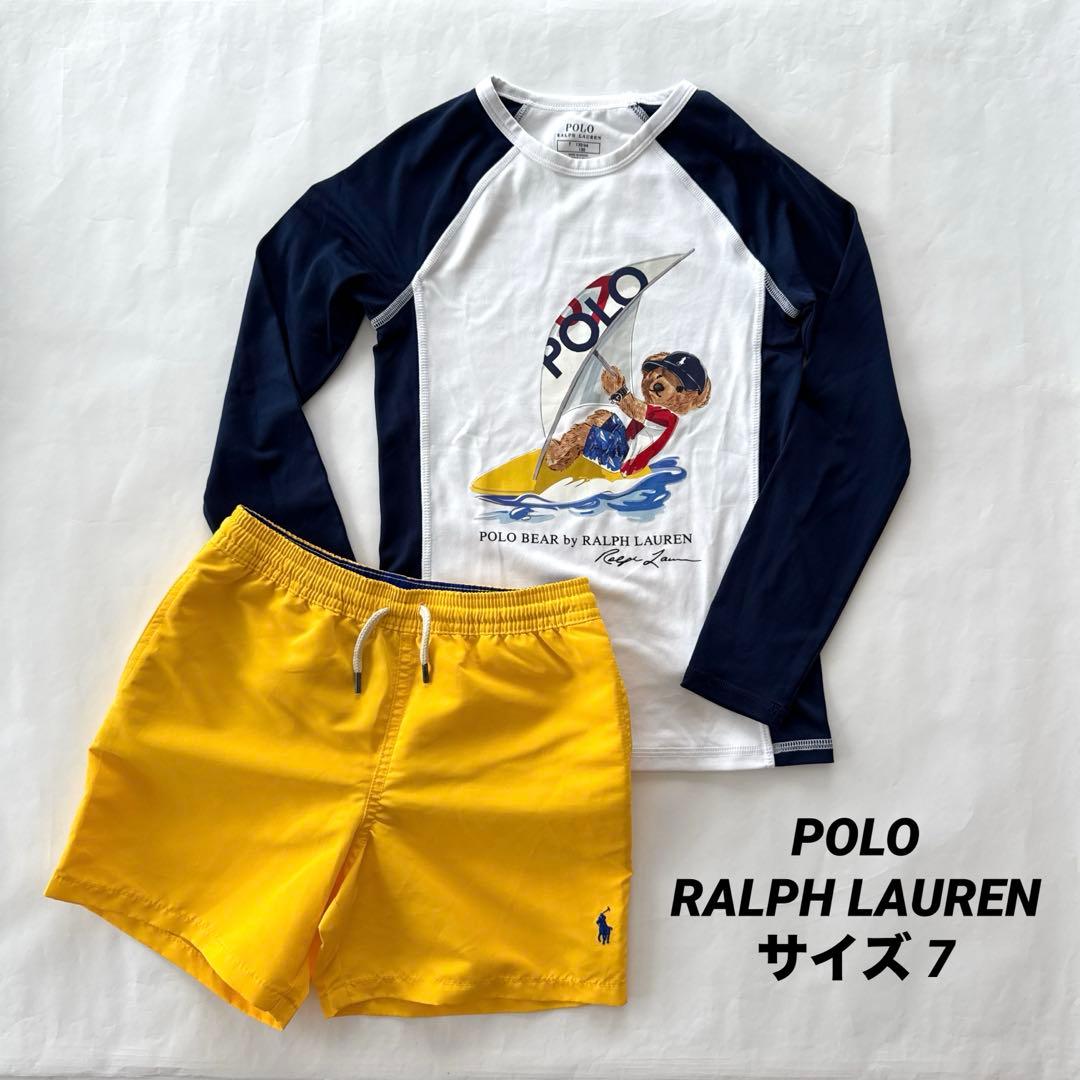ポロラルフローレン　ベアラッシュガード スイムパンツ セット　サイズ7
