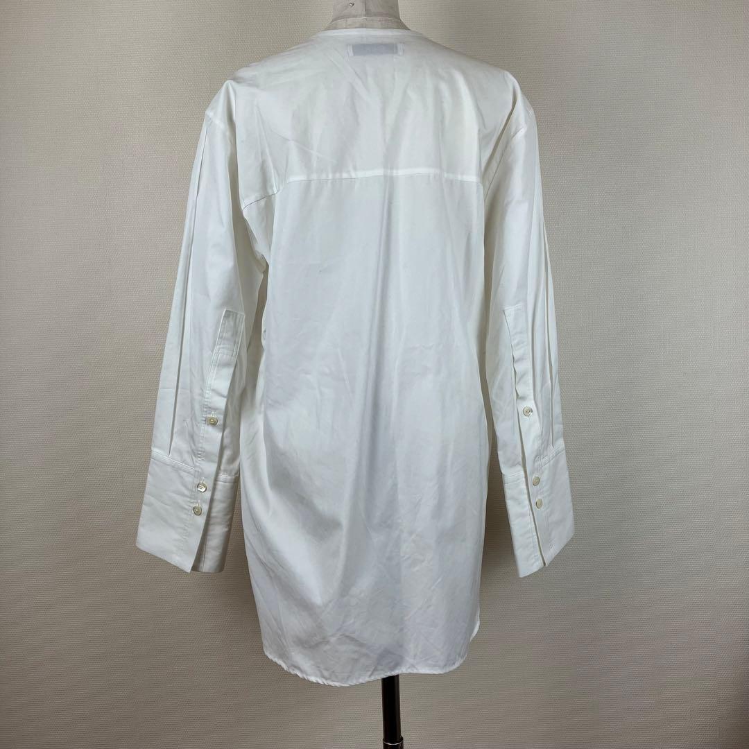 ujoh ウジョー ノーカラーオーバーサイズプルオーバーシャツ 2 ブラウス