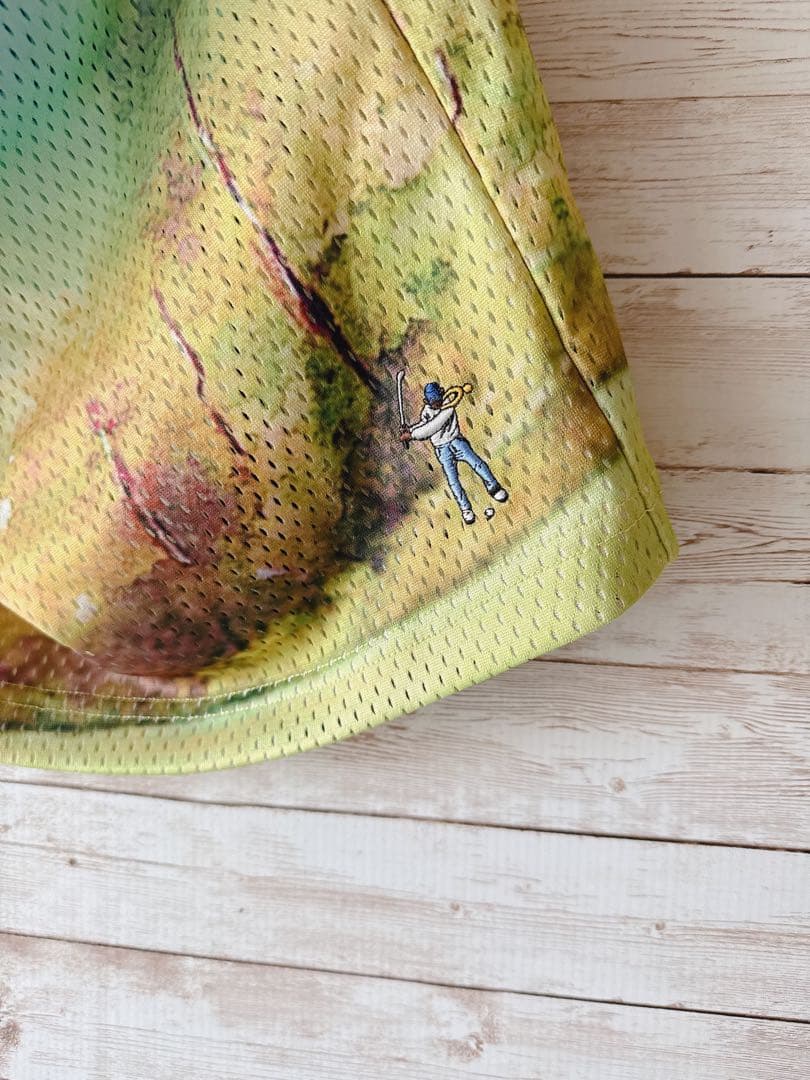 イーストサイドゴルフ メッシュショートパンツ ブルー グリーン系 未使用品