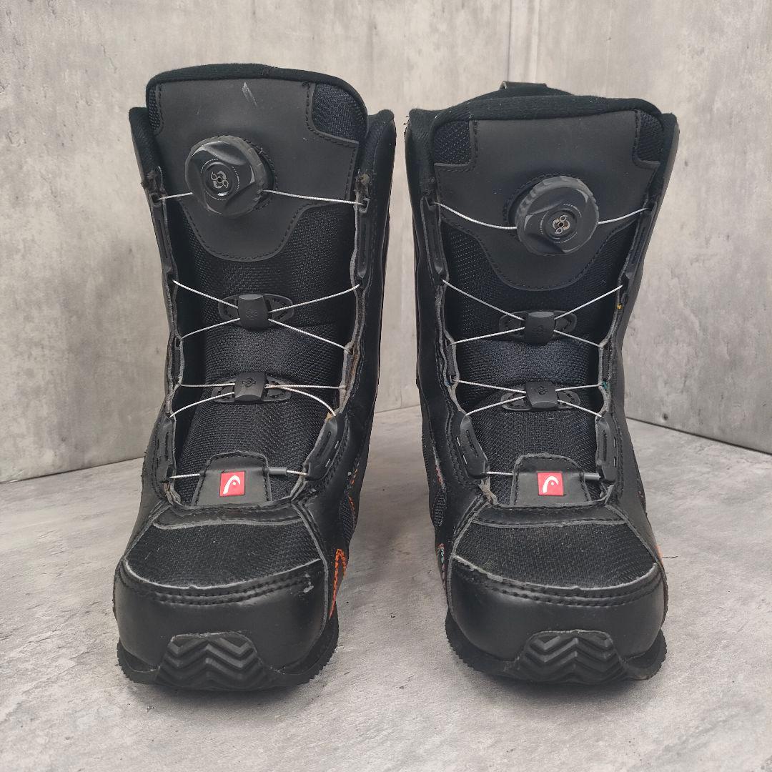 【良品】HEAD JR BOA スノーボードブーツ 22.5 23.5 ブラック