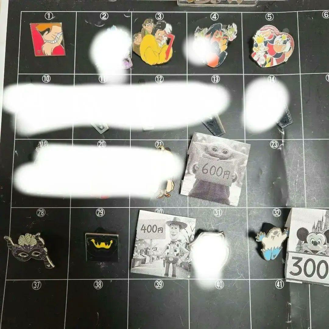 ヴィランズ　スカー　ディズニーピン　クルエラ　マレフィセント