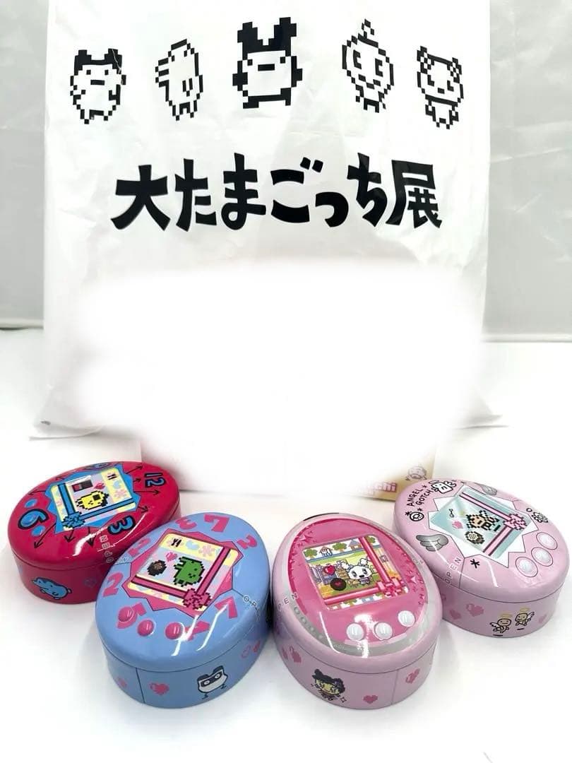 新品未開封　たまごっち缶　4種　コンプリートセット