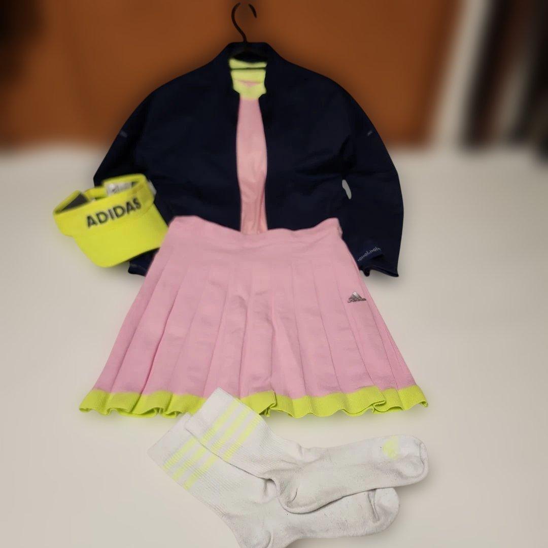 ADIDAS ゴルフウェアセット ピンク