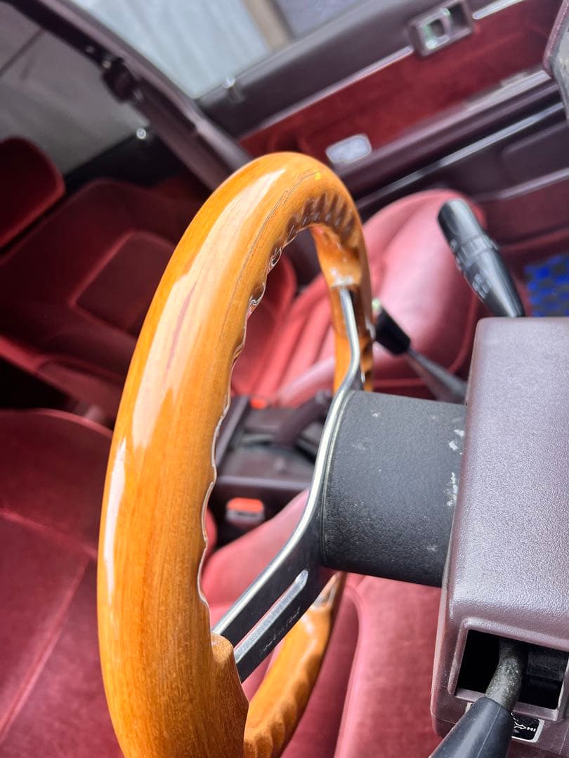 OBA ウッド ステアリング 28π