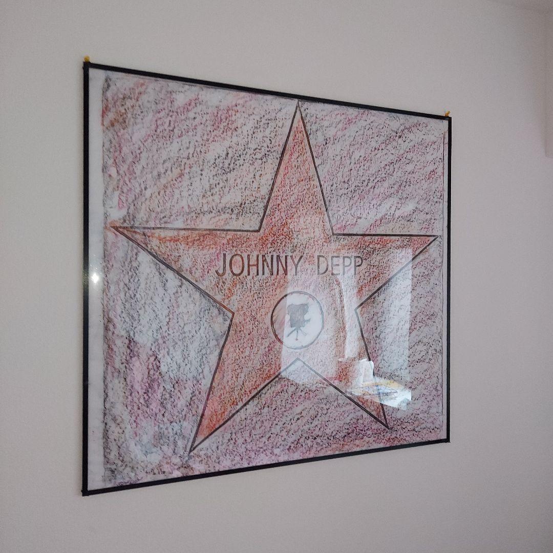 【唯一無二】ジョニー・デップ　ウォーク・オブ・フェイムアート作品