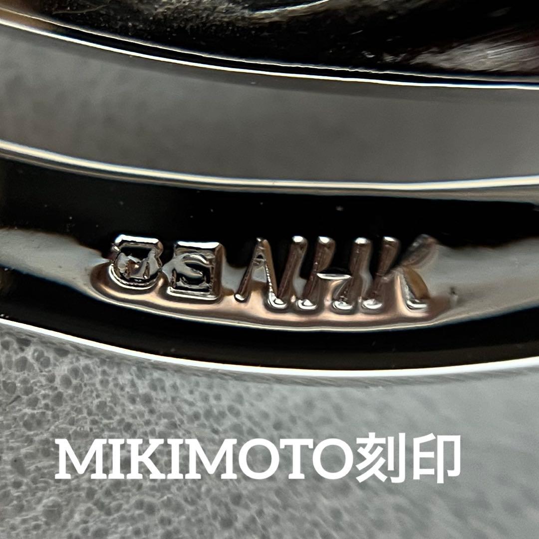 美品 ミキモト ブローチ パール 3粒 皇室御用達　コサージュ　シルバー　リース