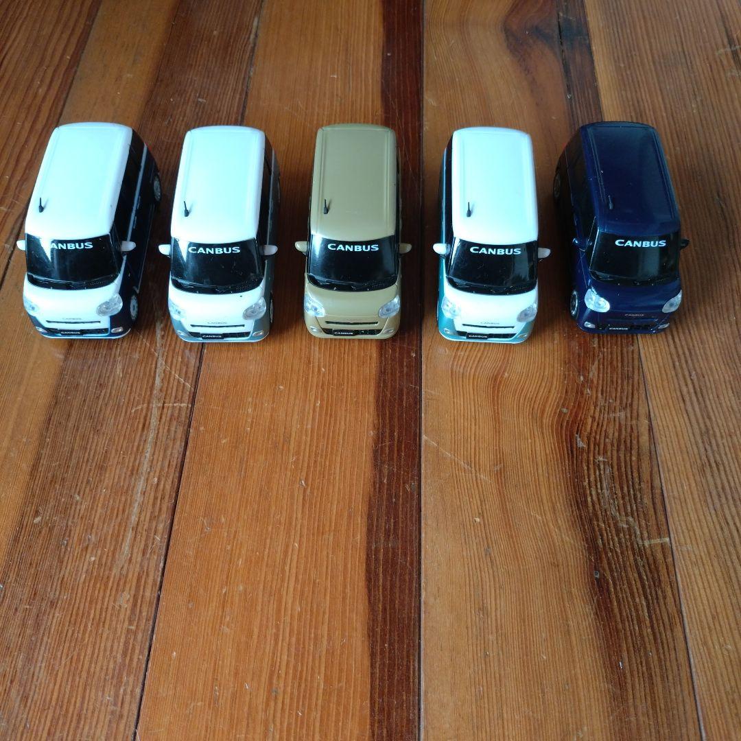 キャンバス ミニカー 5台セット　非売品　ダイハツ
