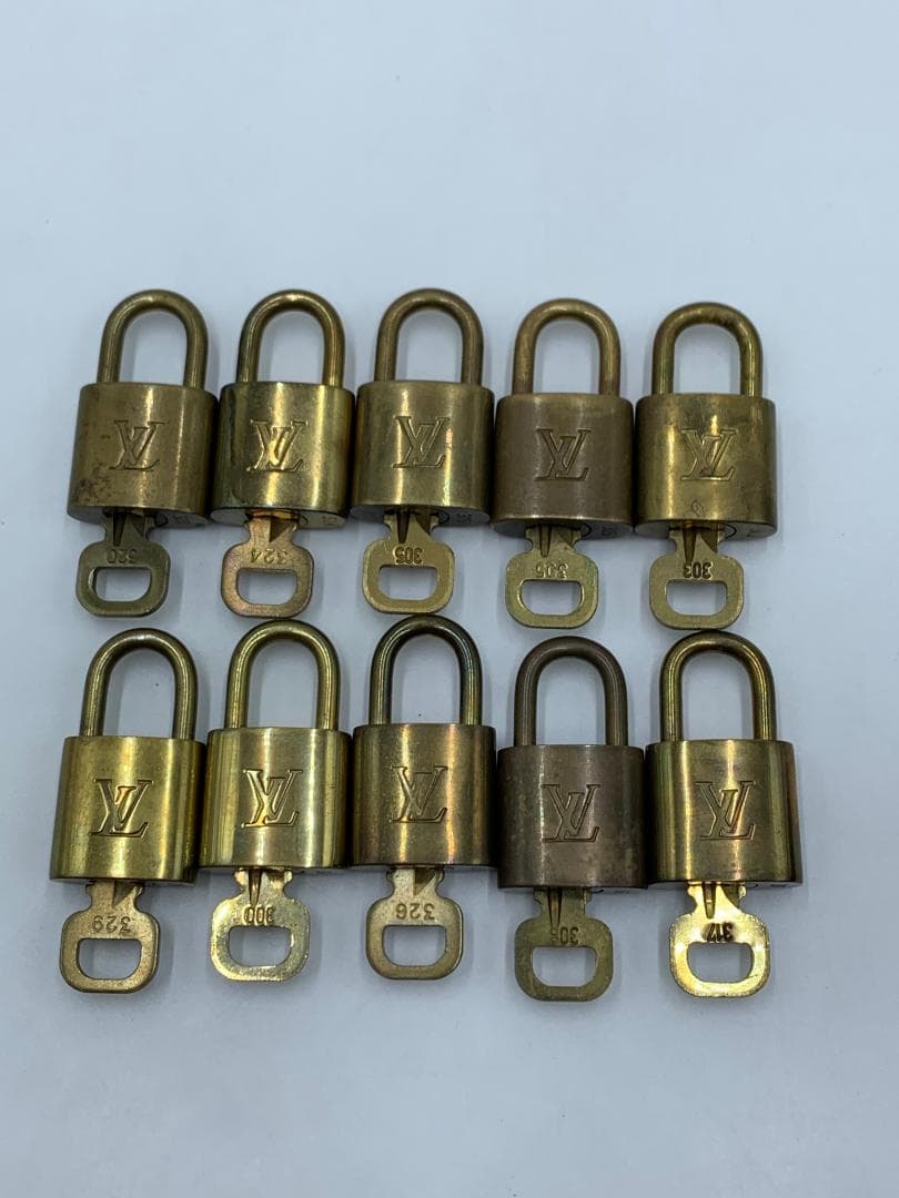 ルイヴィトン パドロック 鍵 南京錠 10個セット