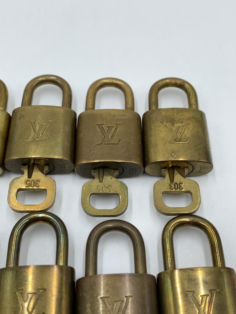 ルイヴィトン パドロック 鍵 南京錠 10個セット