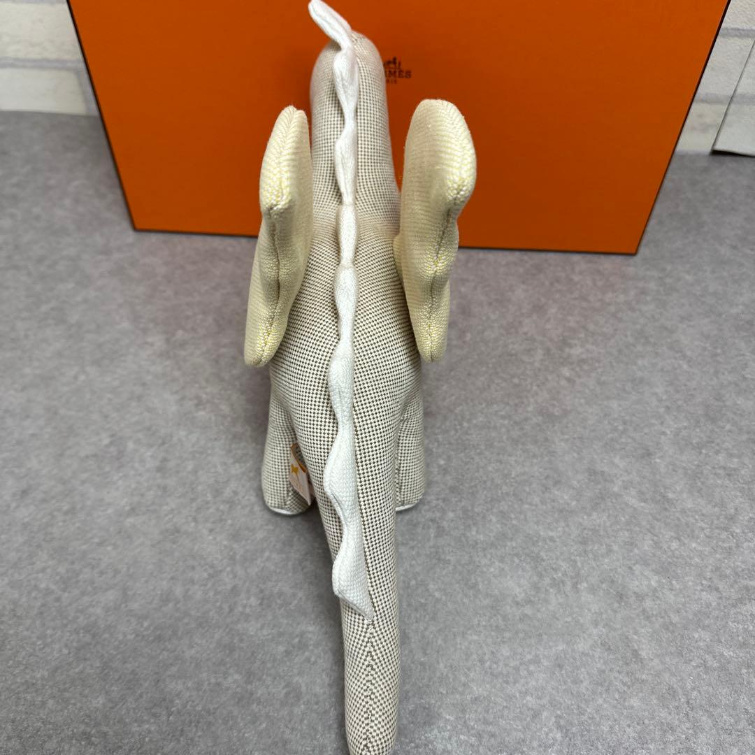 ★極美品★HERMES エルメス エポペ ドラゴン ぬいぐるみ ベージュ