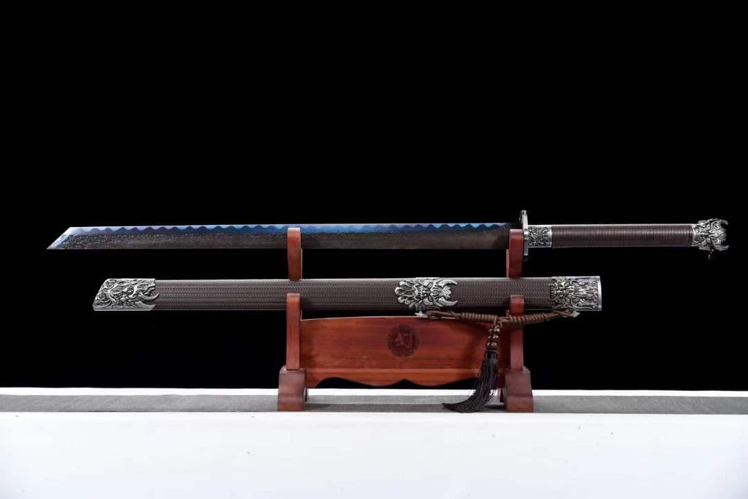 【閻魔唐横刀】 古兵器 武具　刀装具　日本刀　模造刀 居合刀 長尺