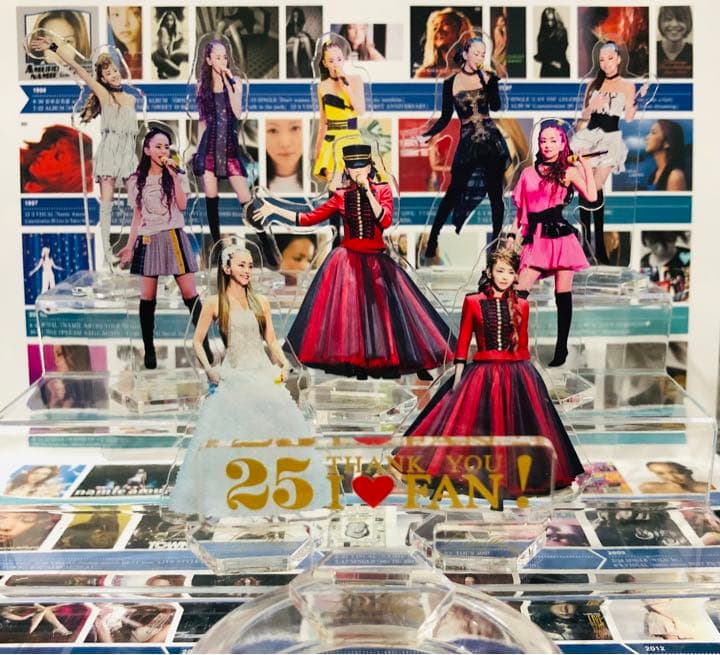 安室奈美恵アクリルスタンドfinally THANK YOU I ❤️ FAN !