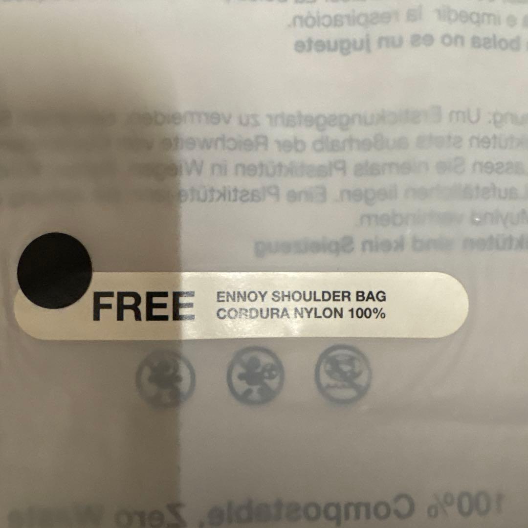 ennoy SHOULDER BAG ショルダーバッグ　スタイリスト私物
