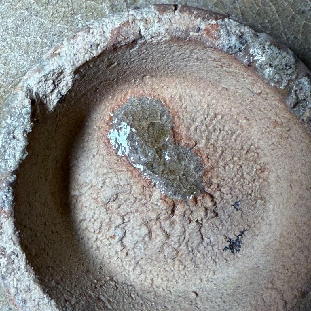 古唐津　無地唐津　奥高麗茶碗　古美術　蒐集家旧蔵　茶道具　飴釉　桃山〜江戸期