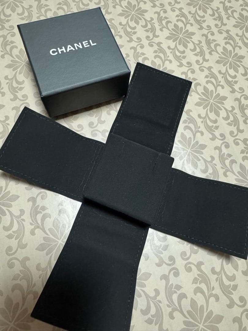 正規品☆定番シャネルピアス 片耳 ココマークパールラインストーン 美品 本物