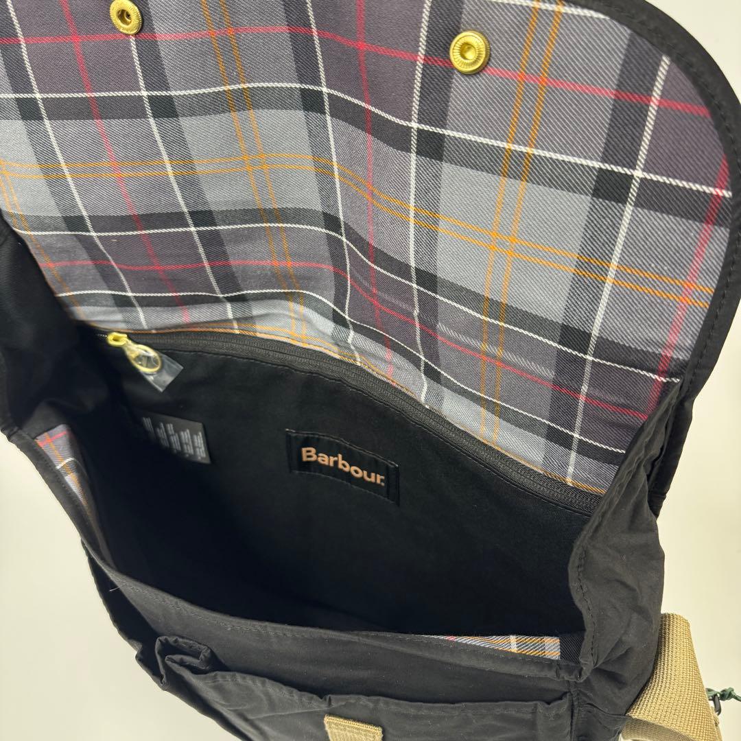 【新品訳あり】Barbour ブラック ショルダーバッグ