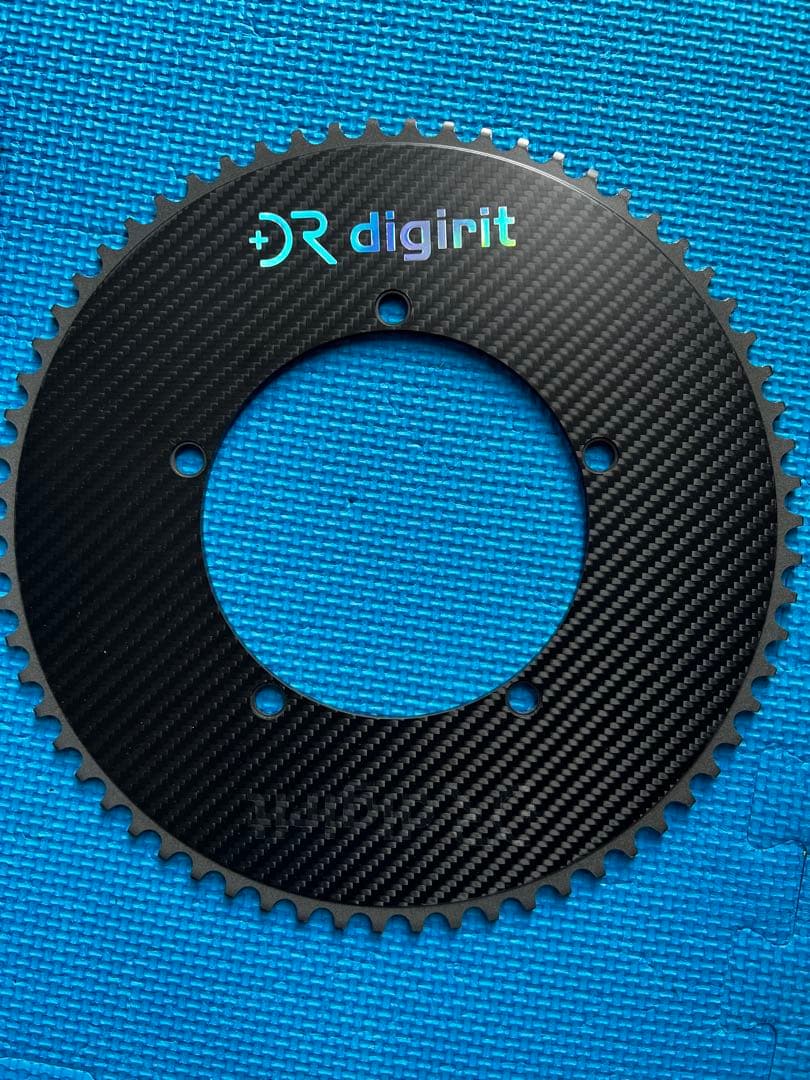 digirit カーボンファイバー チェーンリング　66T