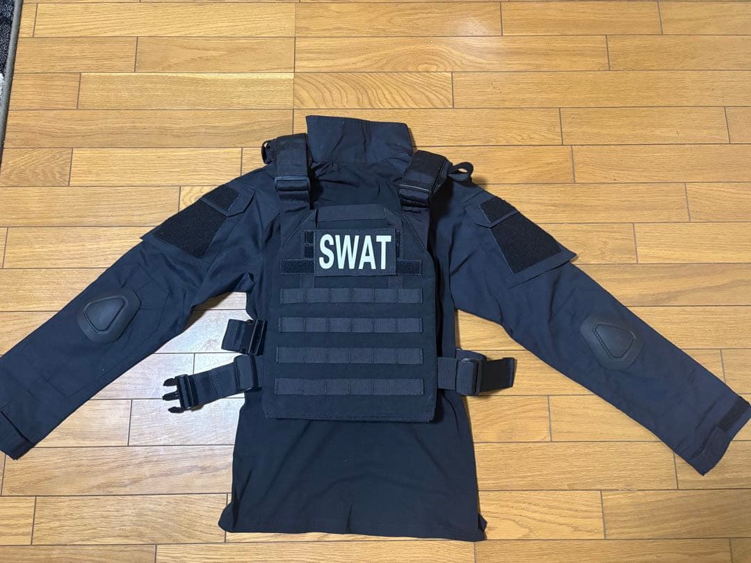 未使用品condorプレートキャリア ブラック➕タクティカルシャツ➕ワッペン