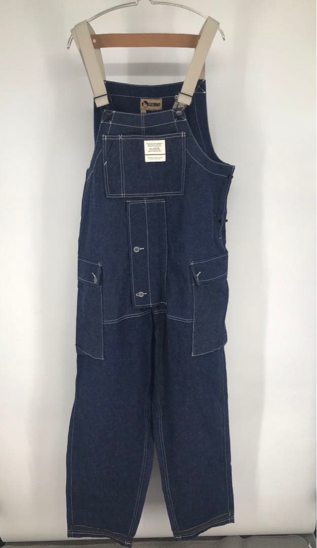 ナイジェルケーボン　オーバーオール　50　つなぎ　インディゴ
