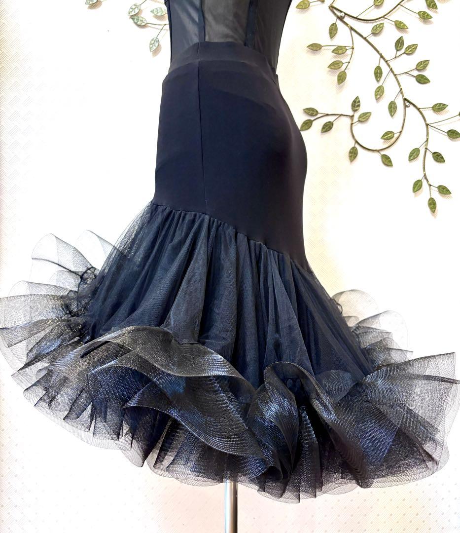 社交ダンス★新品★レッスンウェア★レオタード★スカート★2点セット