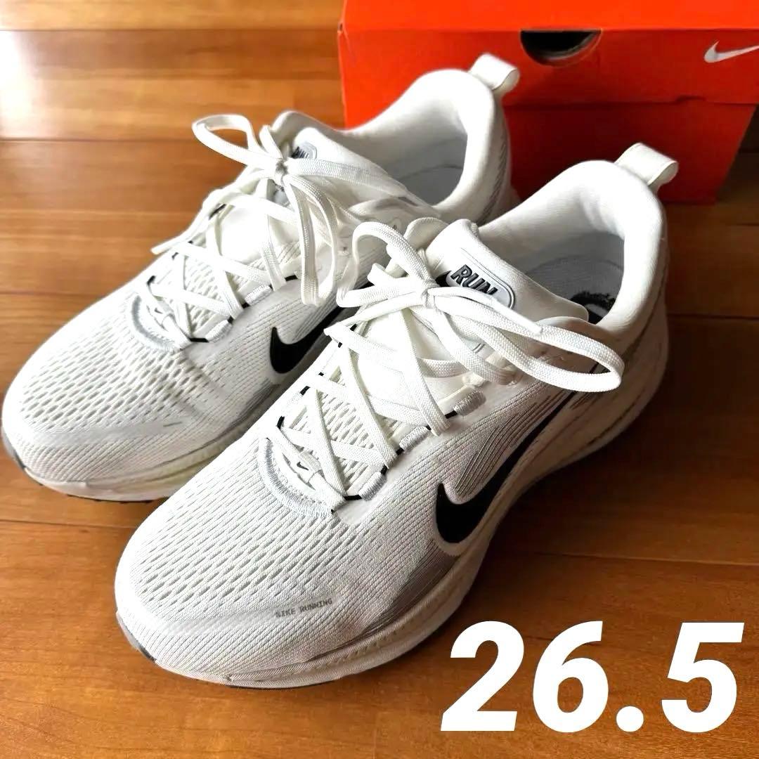 【美品】NIKE ナイキ ボメロ 18 メンズ 26.5cm 白 ホワイト