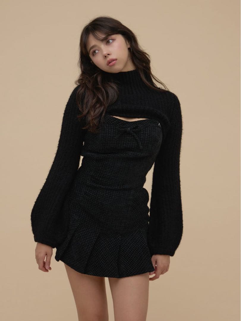【本日限定値下】ANDMARY Twiggy tweed mini dress