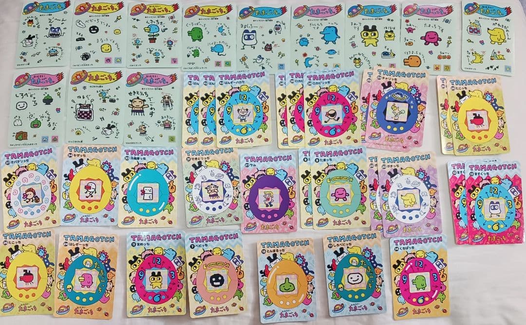 平成レトロ 【当時物】 特大！まとめ売り！ たまごっち シール カード セット