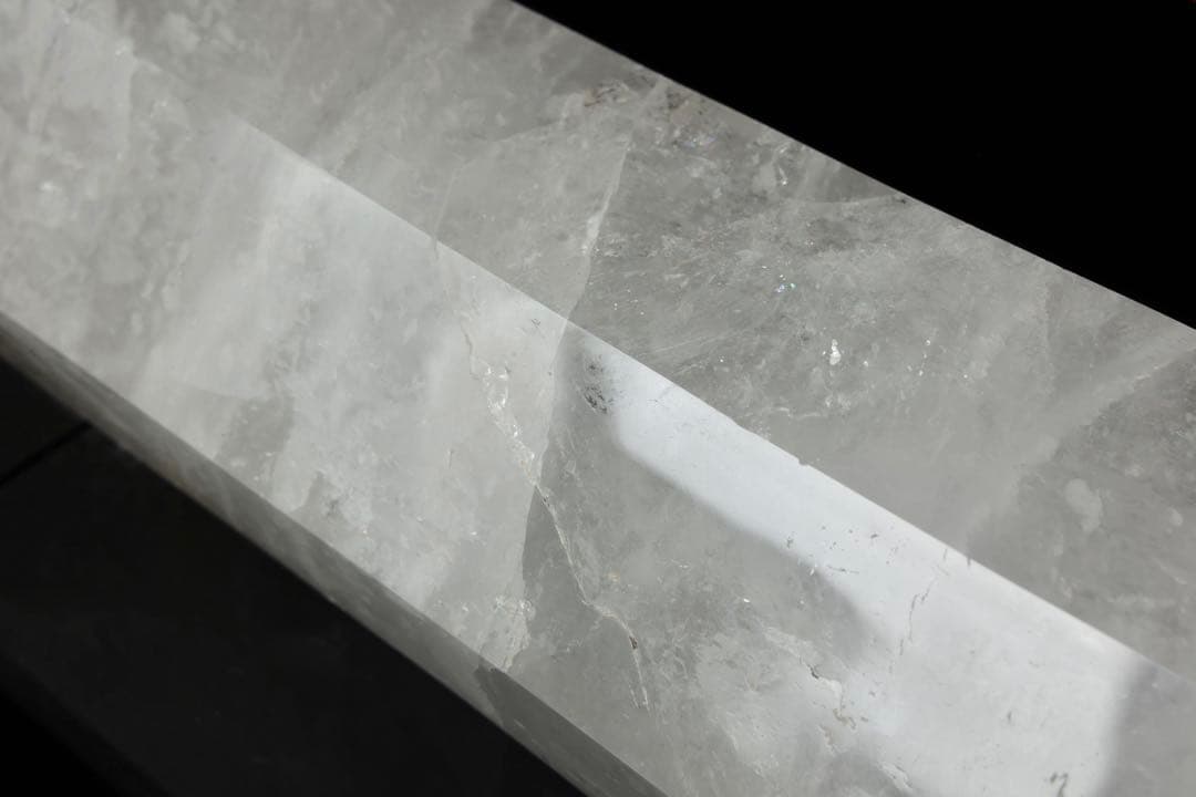 超特大95㎝ 虹入水晶ポイント 天然水晶 原石 天然石 六角水晶 パワーストーン