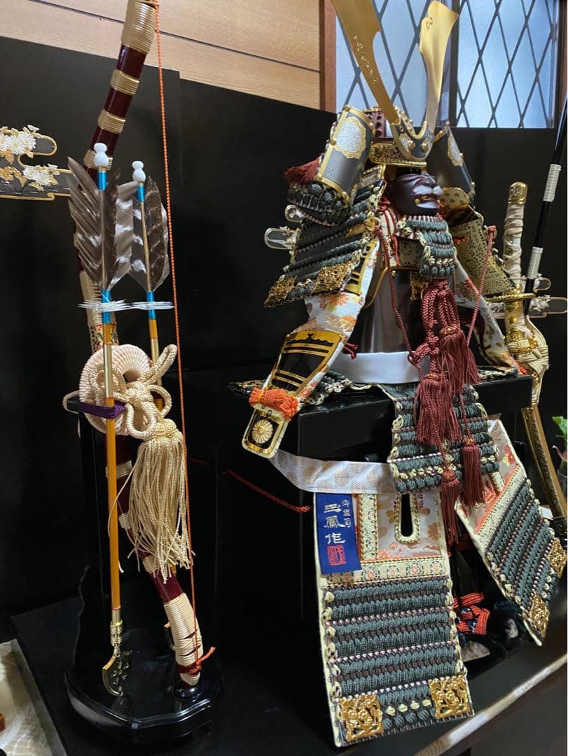 上原玉鳳　五月人形