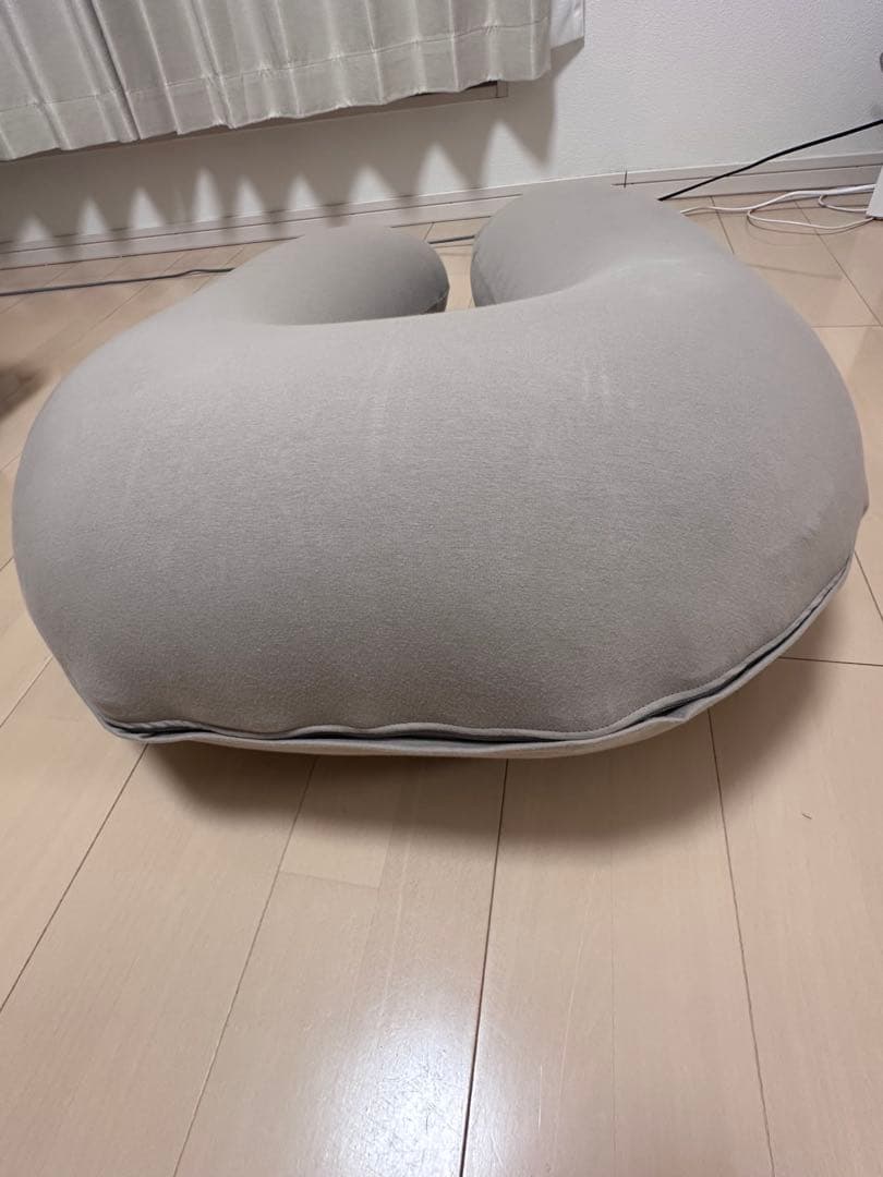 Yogibo Support ヨギボーサポートプレミアム ビーズ ライトグレー