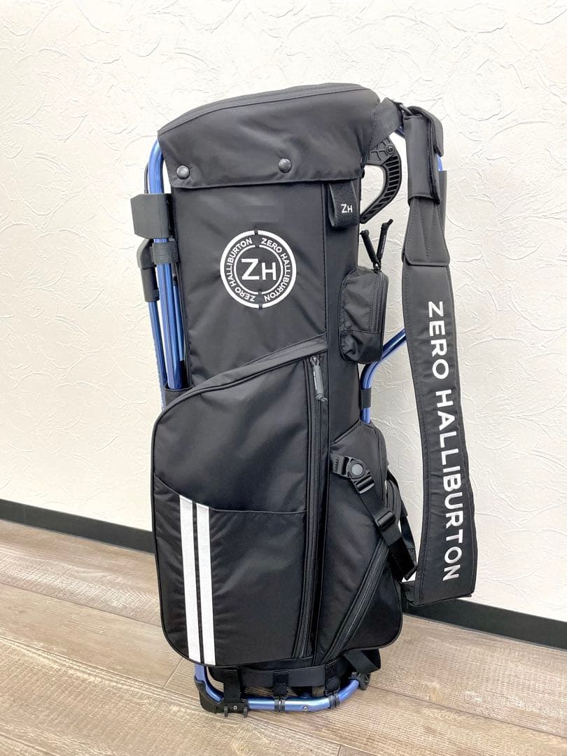 【コース未使用】ゼロハリバートン スタンド キャディバッグ ブラック