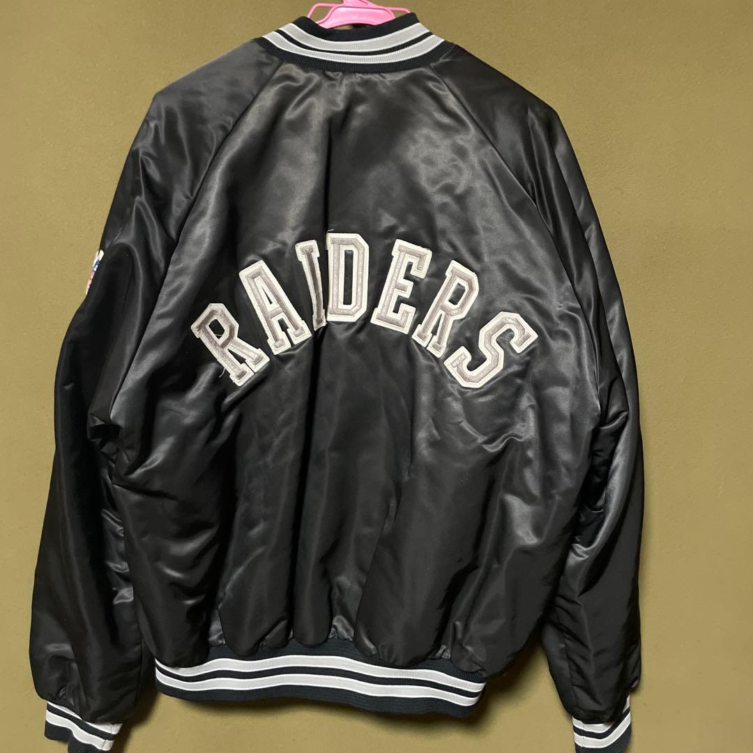 NFL希少USA製 チョークライン レイダース スタジャン L 値下げ